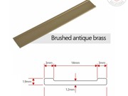 Flat Bar - Antique Brass